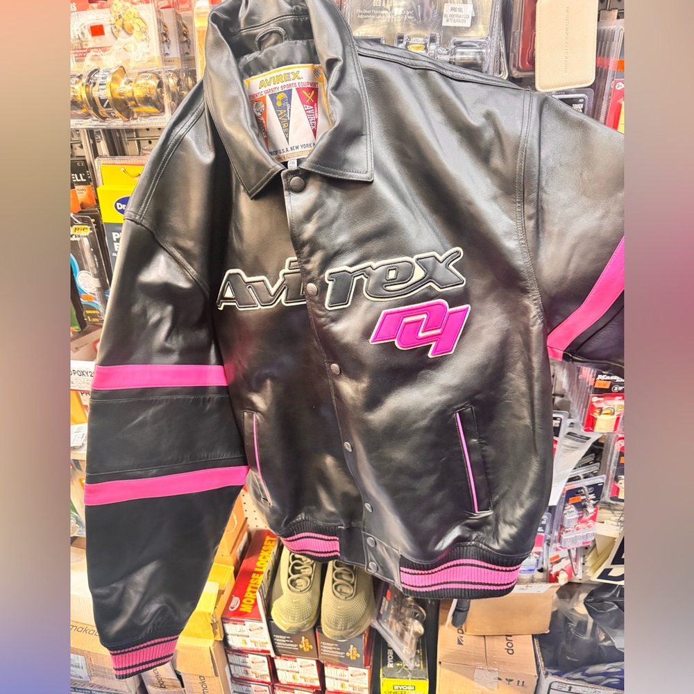 Leather jacket really good quality its 3xl size but fits as 1xl